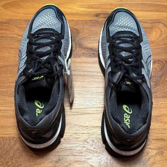 Asics Gel‎ Kayano 22 Men's Size 12 Charcoal/Silver/Lime New with Box - Picture 8 of 8